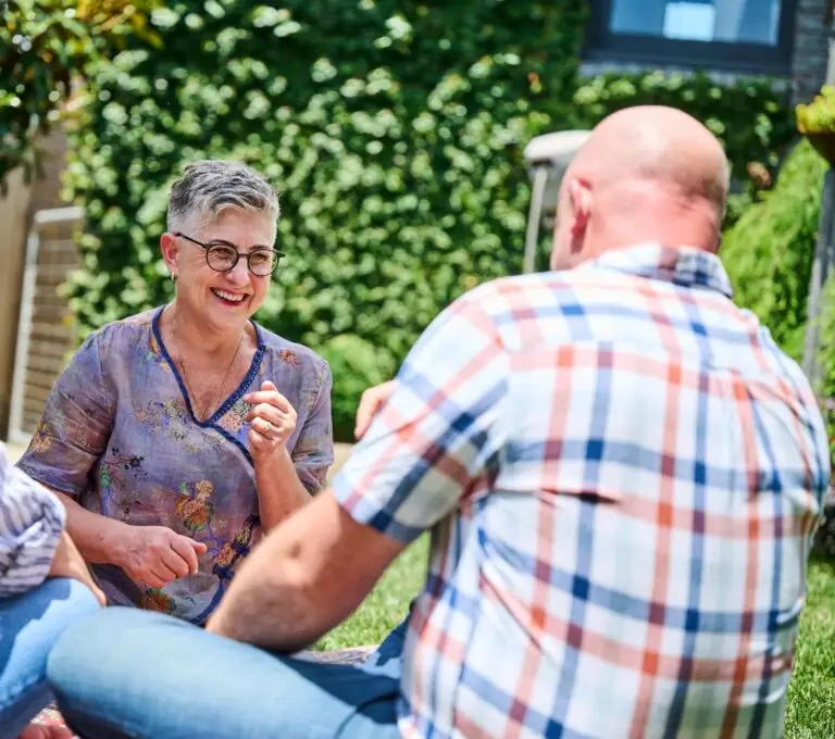 Buteyko Breathing Coach, Mim Beim, working with a client.